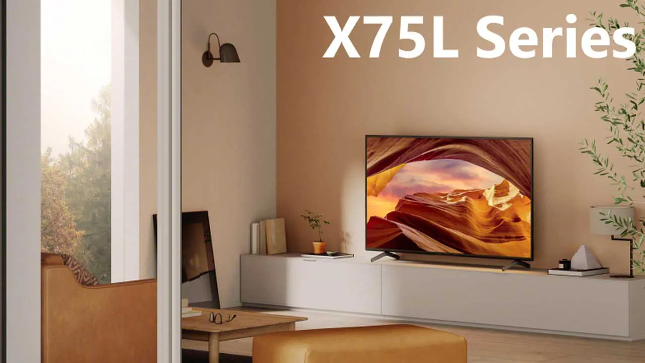 طراحی تلویزیون سونی 50x75l