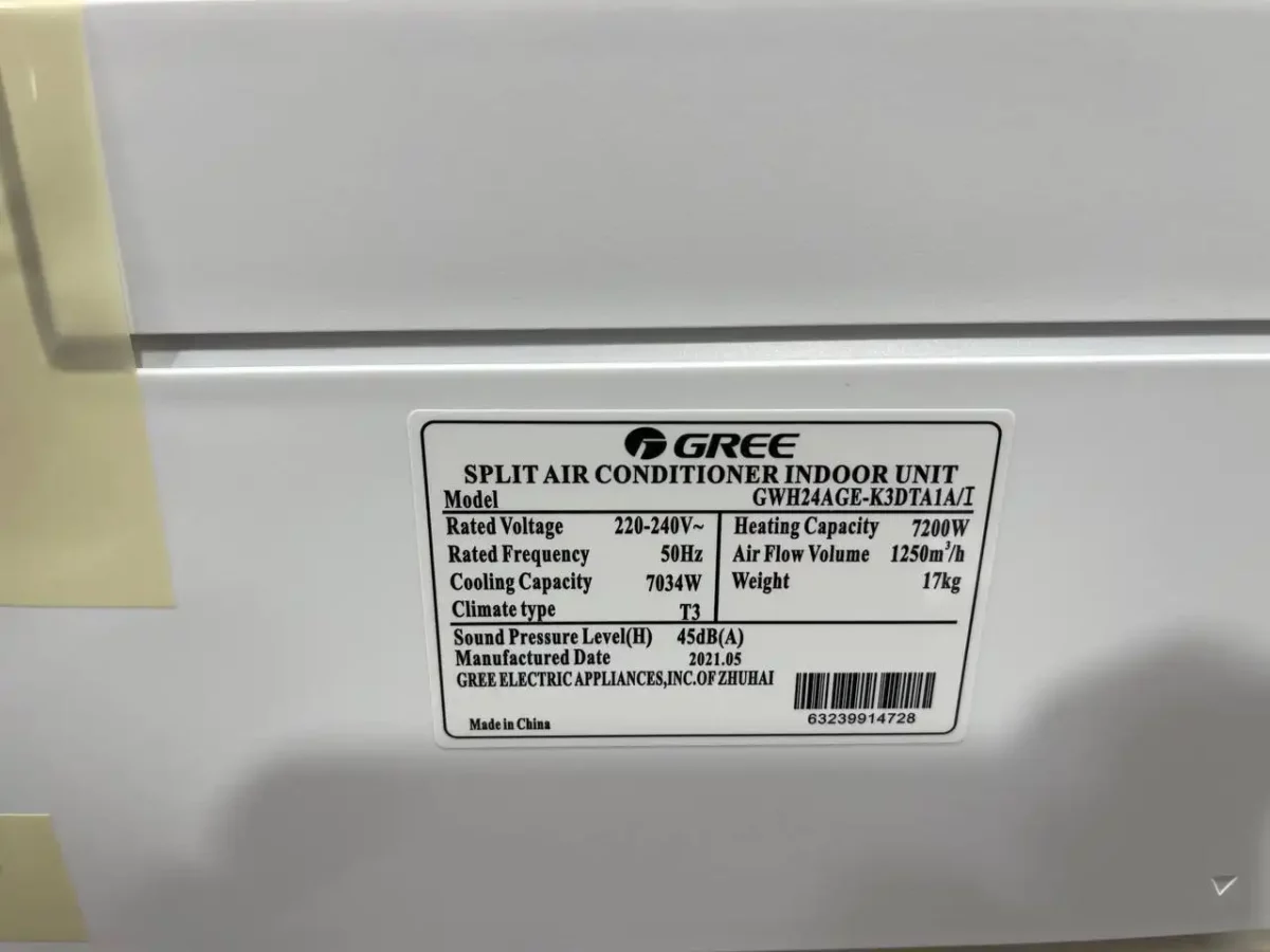 کولر گازی گری پلار اینورتر 24000 GWH GWH24AGEXF-K3DTA1B