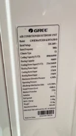 کولر گازی گری پلار اینورتر 30000 GWH GWH30AFEXH-K3DTAB