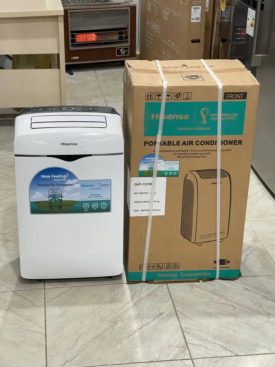 کولر گازی پرتابل هایسنس 12000 QAP-12HR