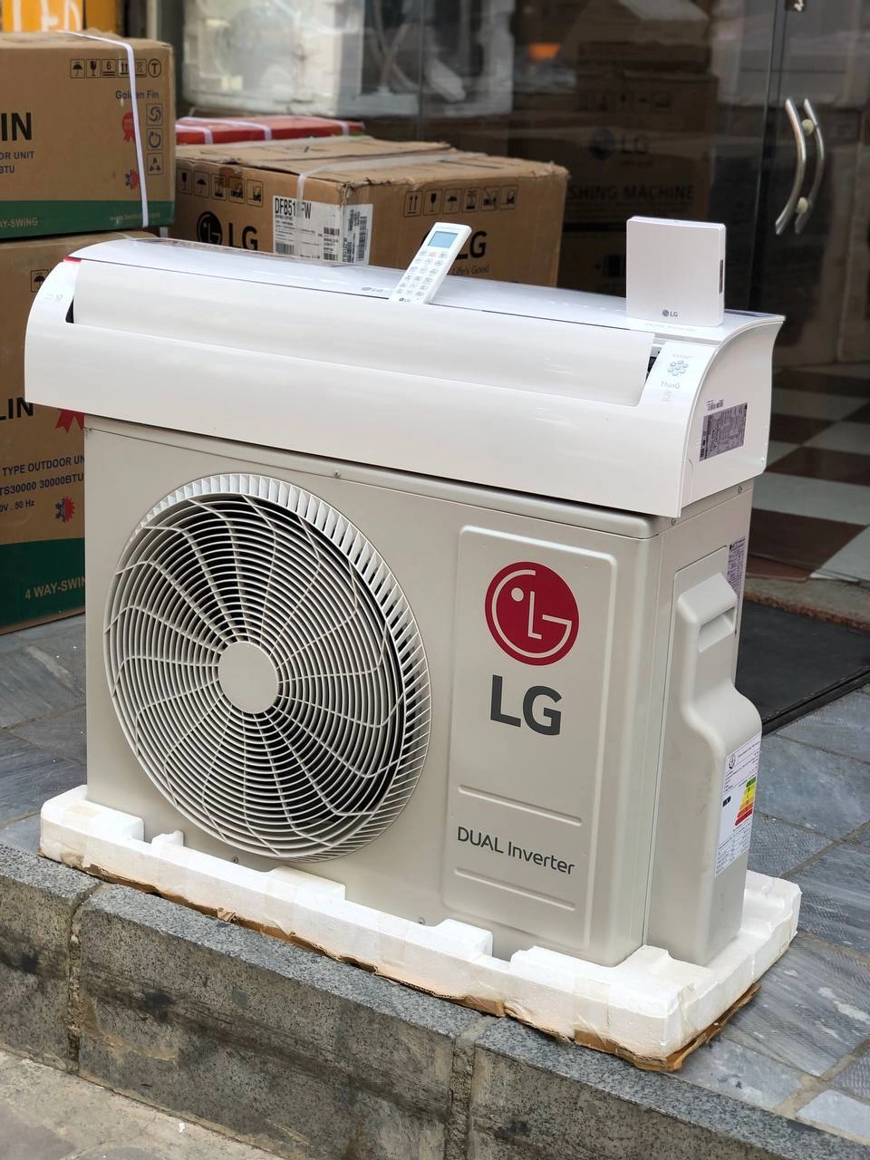 کولر گازی 26000 الجی دوال اینورتر AMP T4
