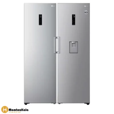 - یخچال دوقلو ال جی F411 و B414 نقره ای یخچال ال جی F411-and-B414