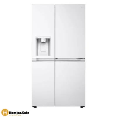 - یخچال ساید بای ساید ال جی J257 سفید یخچال ال جی GC-J257SQKC