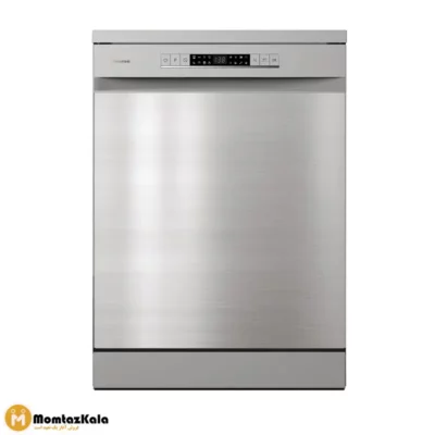 - ظرفشویی هایسنس 623 نقره ای 15 نفره ماشین ظرفشویی هایسنس HS623E91S