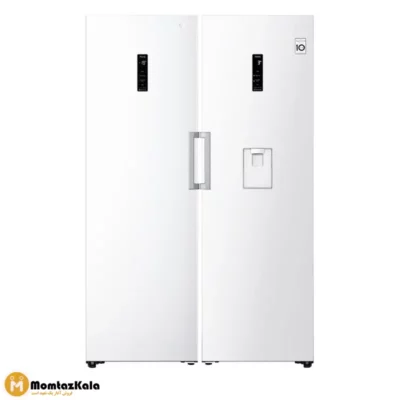 - یخچال دوقلو ال جی F411 و B414 سفید یخچال دوقلوی ال جی GC-F411EQFM-and-GC-B414EQDM