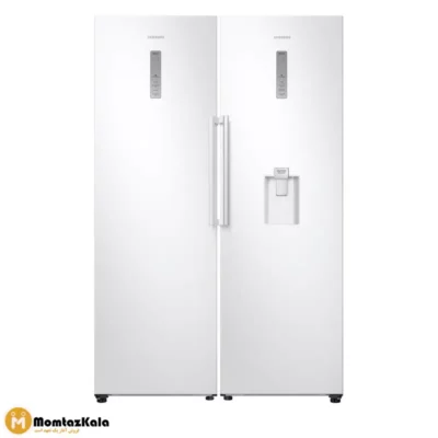 - یخچال دوقلو سامسونگ RR39 و RZ32 سفید یخچال دوقلو سامسونگ RR39M7310WW-and-RZ32M7120WW