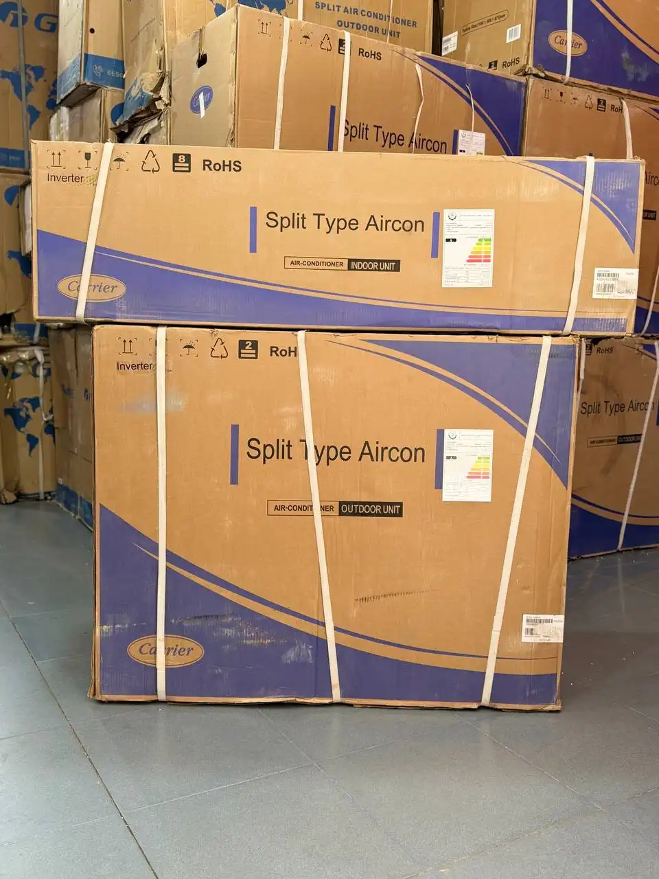 کولر گازی کریر 30000 اینورتر کنترول آمپر 42QHA030VSP 38QHA030VSP