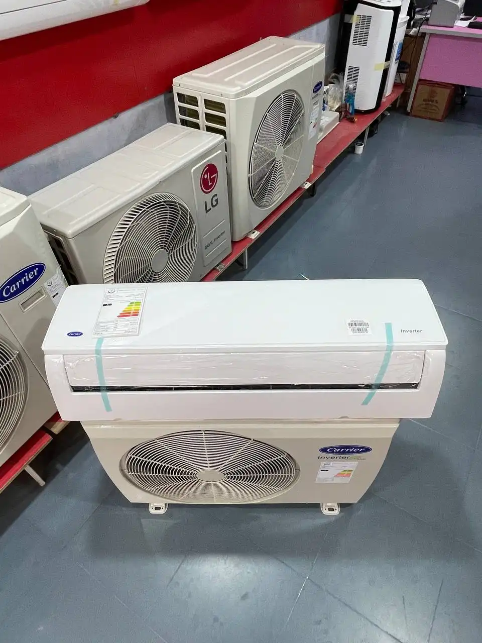 کولر گازی کریر 18000 اینورتر کنترل آمپر 42QHG018VSL 38QHG018VSL