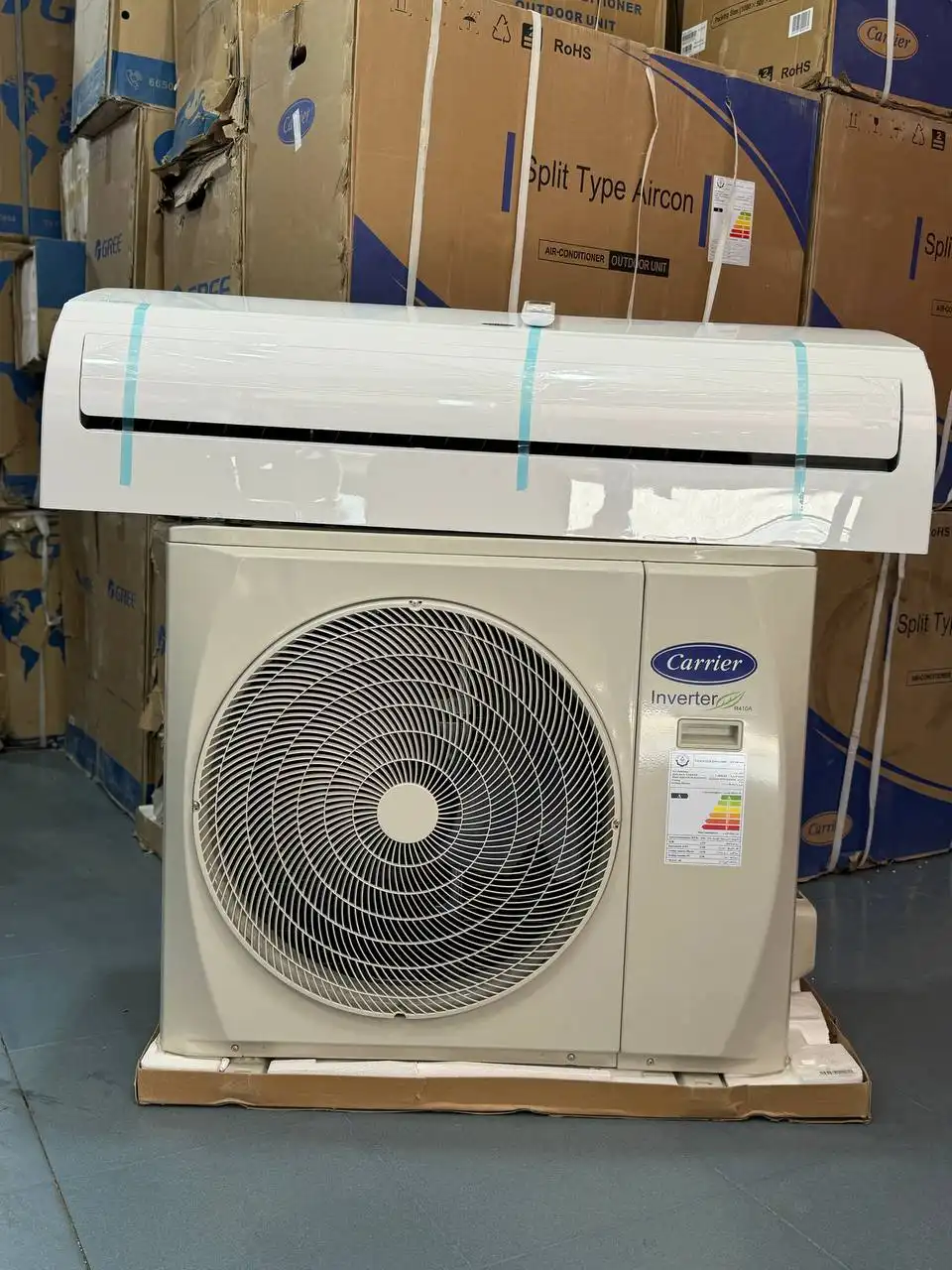 کولر گازی کریر 30000 اینورتر کنترول آمپر 42QHA030VSP 38QHA030VSP