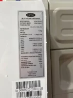کولر گازی کریر 24000 اینورتر کنترول آمپر 42QHG024VS 38QHG024VS