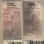 کولر گازی ایستاده جنرال شکار 60000 GNRT3-60LW-O