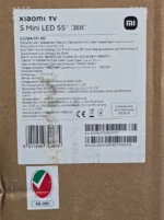 لیبل تلویزیون شیائومی S Mini LED